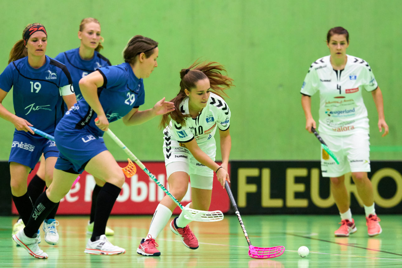 Schweizer Cup Damen 1/16 Final 
Floorball Zurich Lioness - Zug United 
Resultat 1 : 7 am 17. September 2017 in der Sporthalle Hardau in Zürich  
Bild: Michael Peter