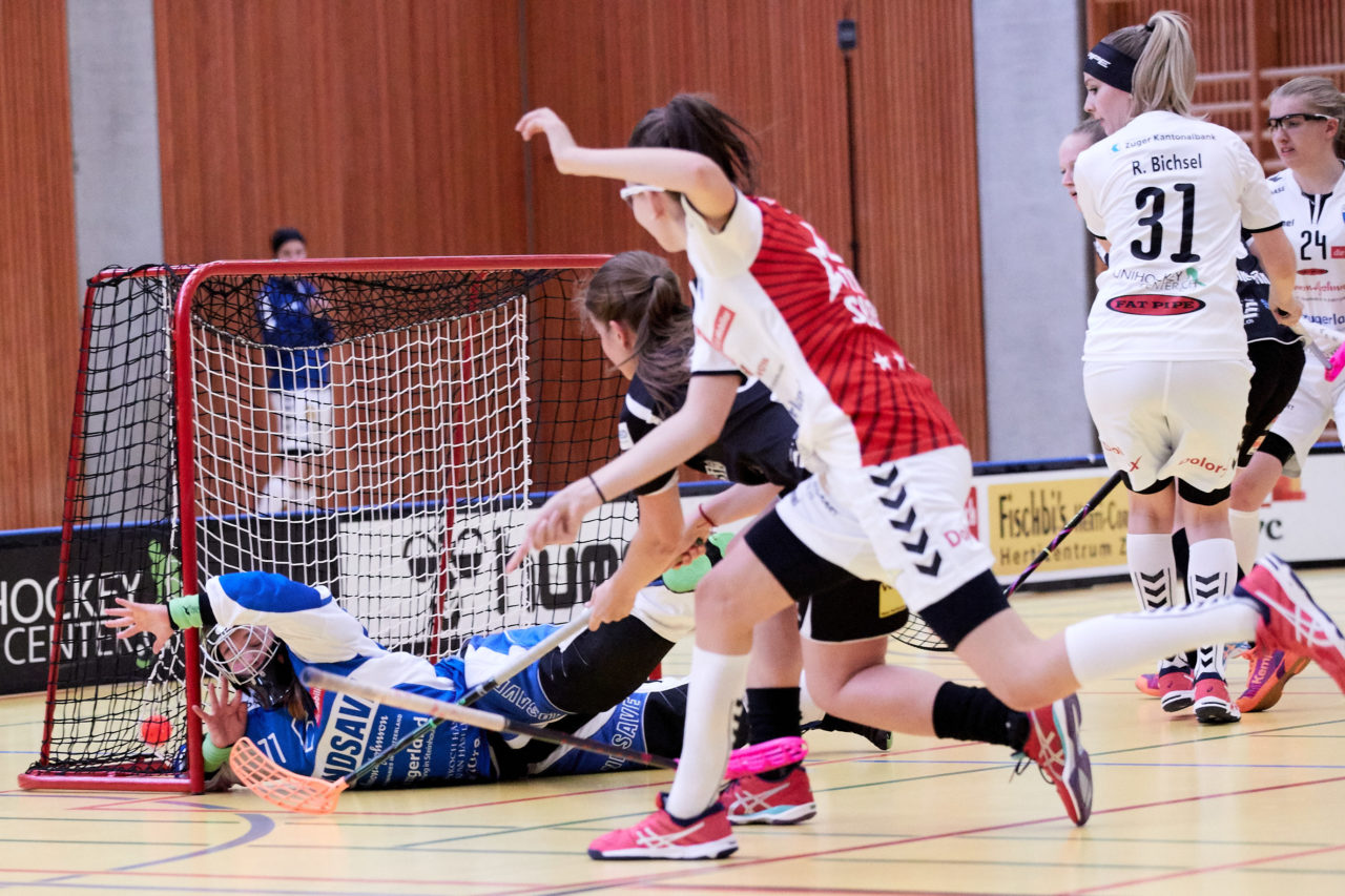 Zug United Damen NLA 
Zug United - Wizards Bern Burgdorf 
Resultat 5 : 8 am 24. September 2017 in der Sporthalle Zug 
Bild: Michael Peter