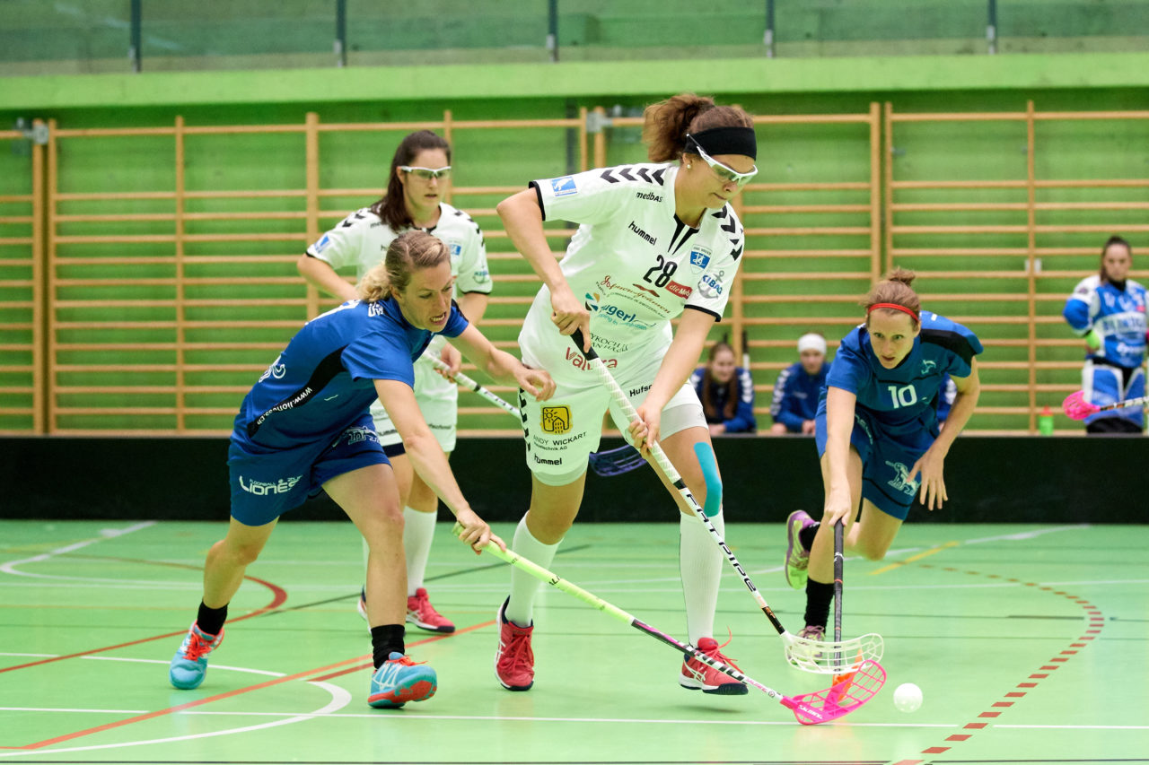 Schweizer Cup Damen 1/16 Final 
Floorball Zurich Lioness - Zug United 
Resultat 1 : 7 am 17. September 2017 in der Sporthalle Hardau in Zürich  
Bild: Michael Peter