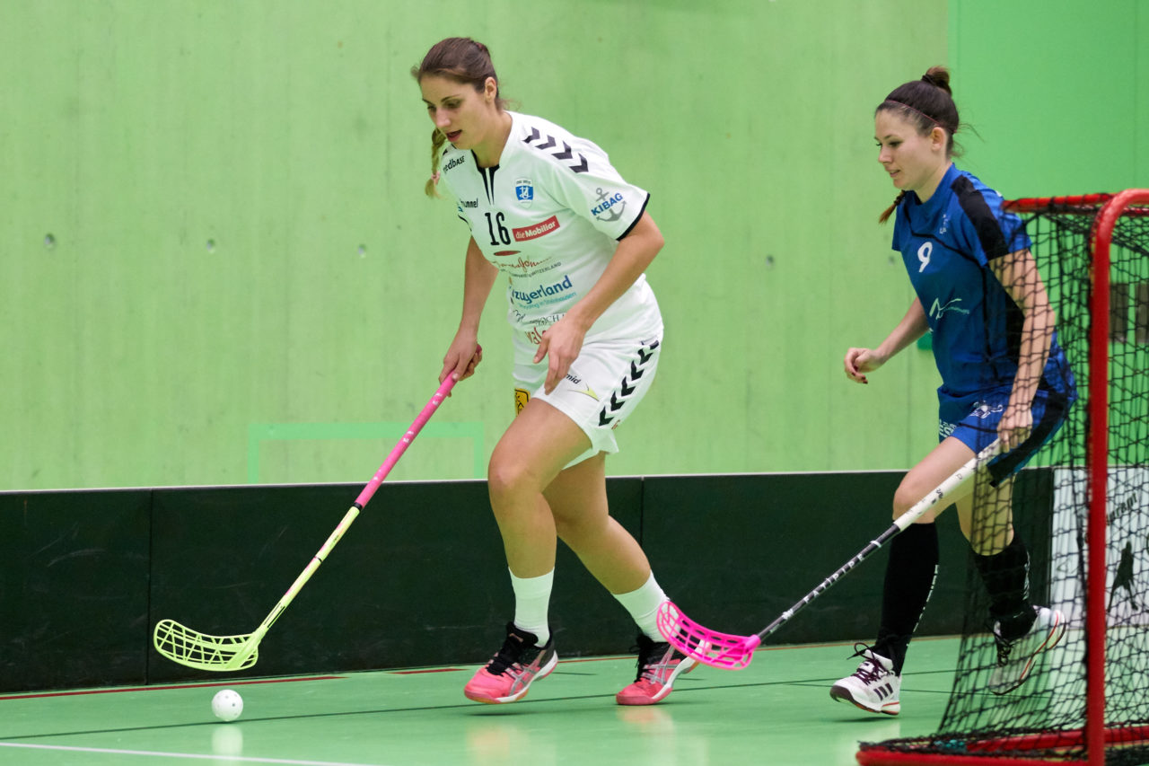 Schweizer Cup Damen 1/16 Final 
Floorball Zurich Lioness - Zug United 
Resultat 1 : 7 am 17. September 2017 in der Sporthalle Hardau in Zürich  
Bild: Michael Peter