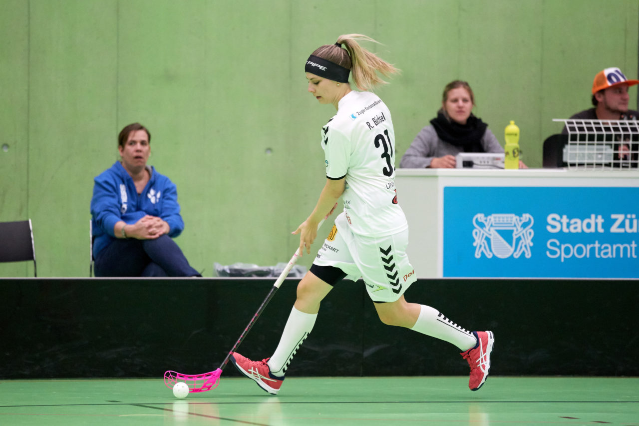 Schweizer Cup Damen 1/16 Final 
Floorball Zurich Lioness - Zug United 
Resultat 1 : 7 am 17. September 2017 in der Sporthalle Hardau in Zürich  
Bild: Michael Peter