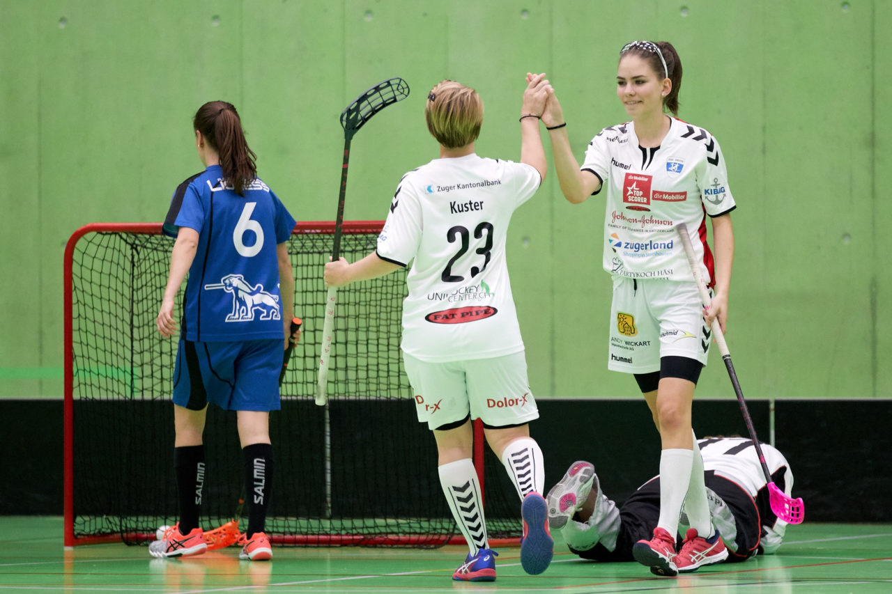 Schweizer Cup Damen 1/16 Final 
Floorball Zurich Lioness - Zug United 
Resultat 1 : 7 am 17. September 2017 in der Sporthalle Hardau in Zürich  
Bild: Michael Peter