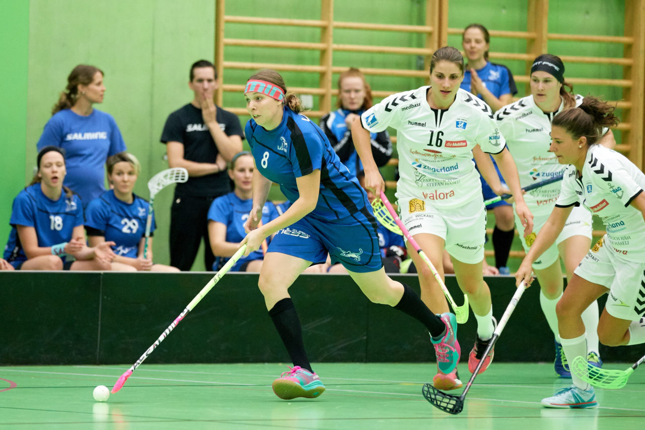 Schweizer Cup Damen 1/16 Final 
Floorball Zurich Lioness - Zug United 
Resultat 1 : 7 am 17. September 2017 in der Sporthalle Hardau in Zürich  
Bild: Michael Peter