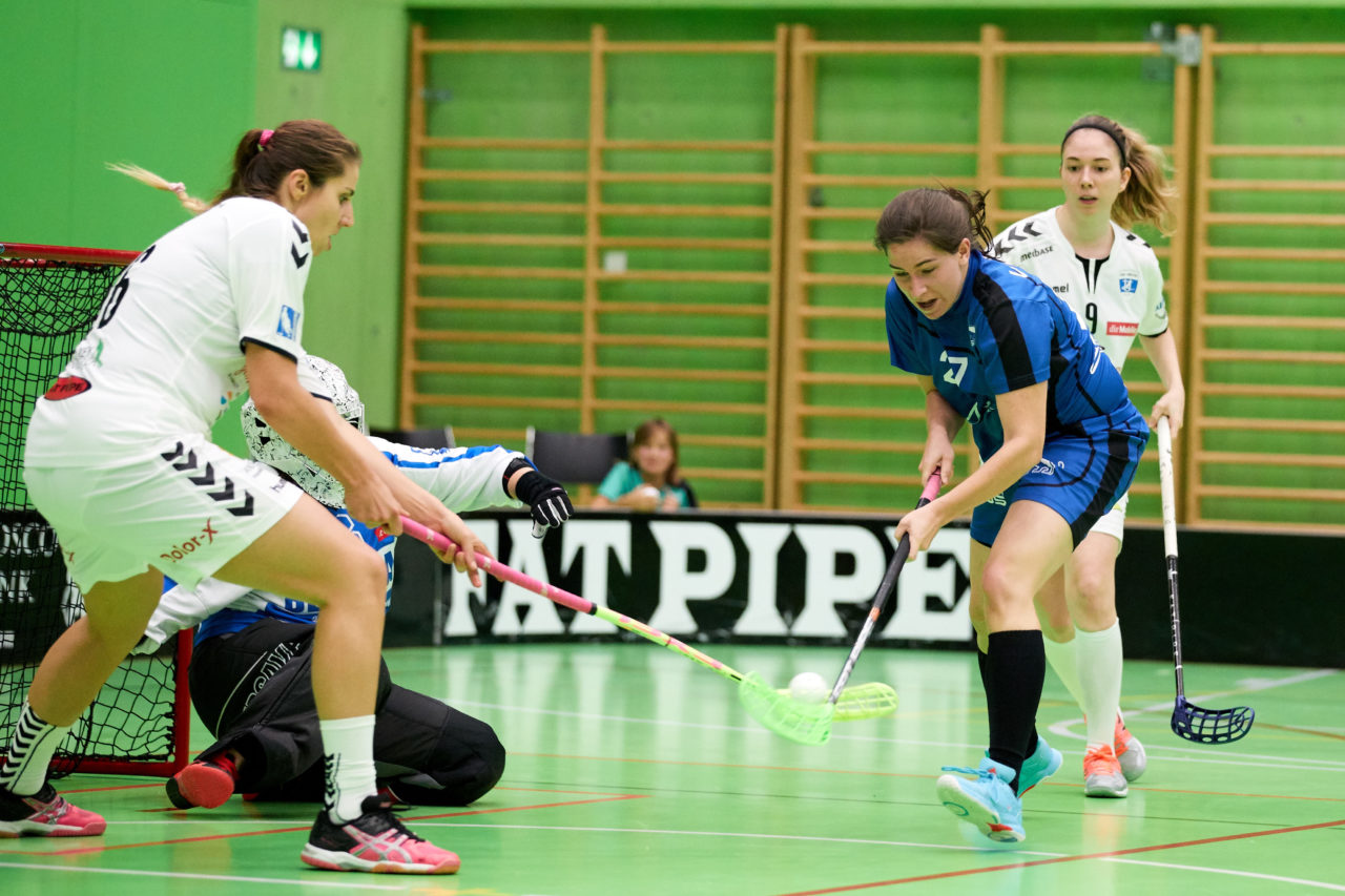 Schweizer Cup Damen 1/16 Final 
Floorball Zurich Lioness - Zug United 
Resultat 1 : 7 am 17. September 2017 in der Sporthalle Hardau in Zürich  
Bild: Michael Peter