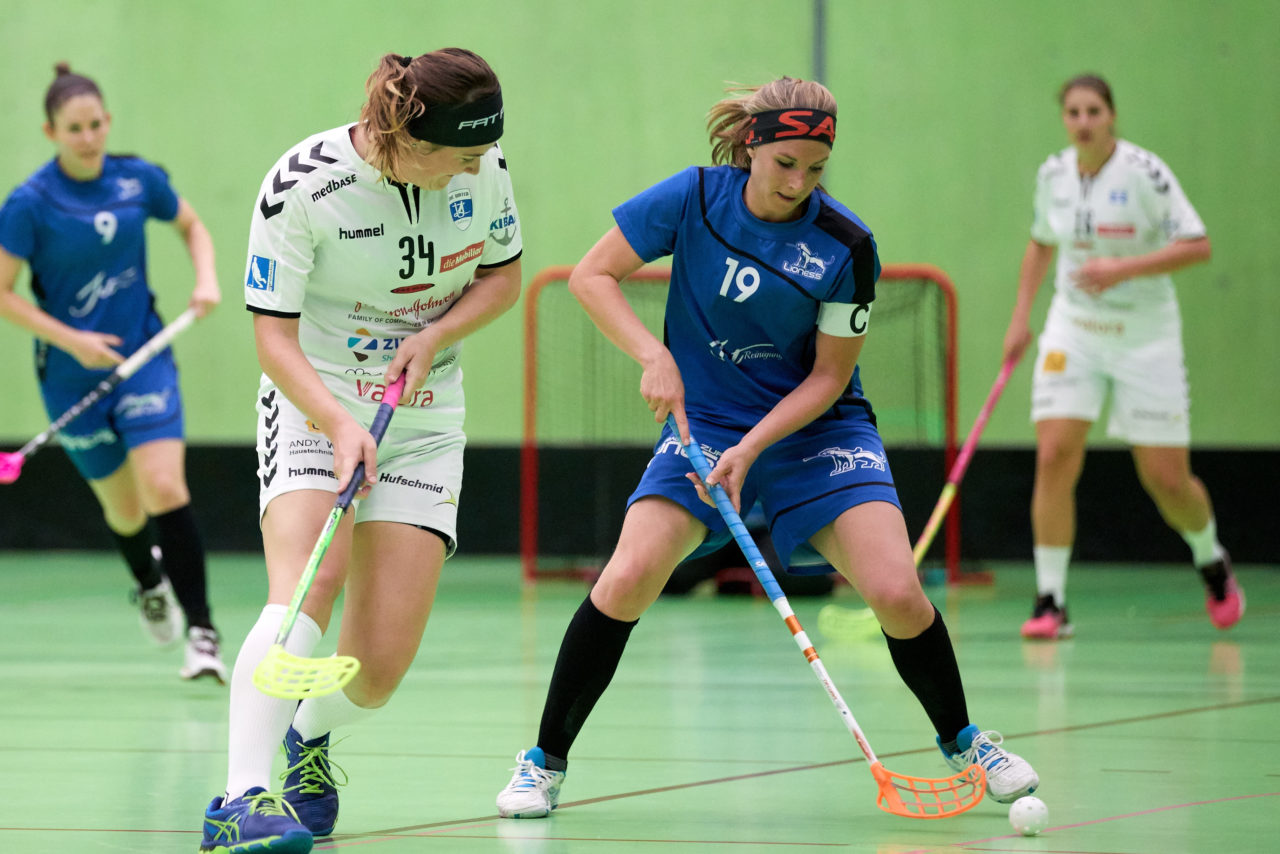 Schweizer Cup Damen 1/16 Final 
Floorball Zurich Lioness - Zug United 
Resultat 1 : 7 am 17. September 2017 in der Sporthalle Hardau in Zürich  
Bild: Michael Peter