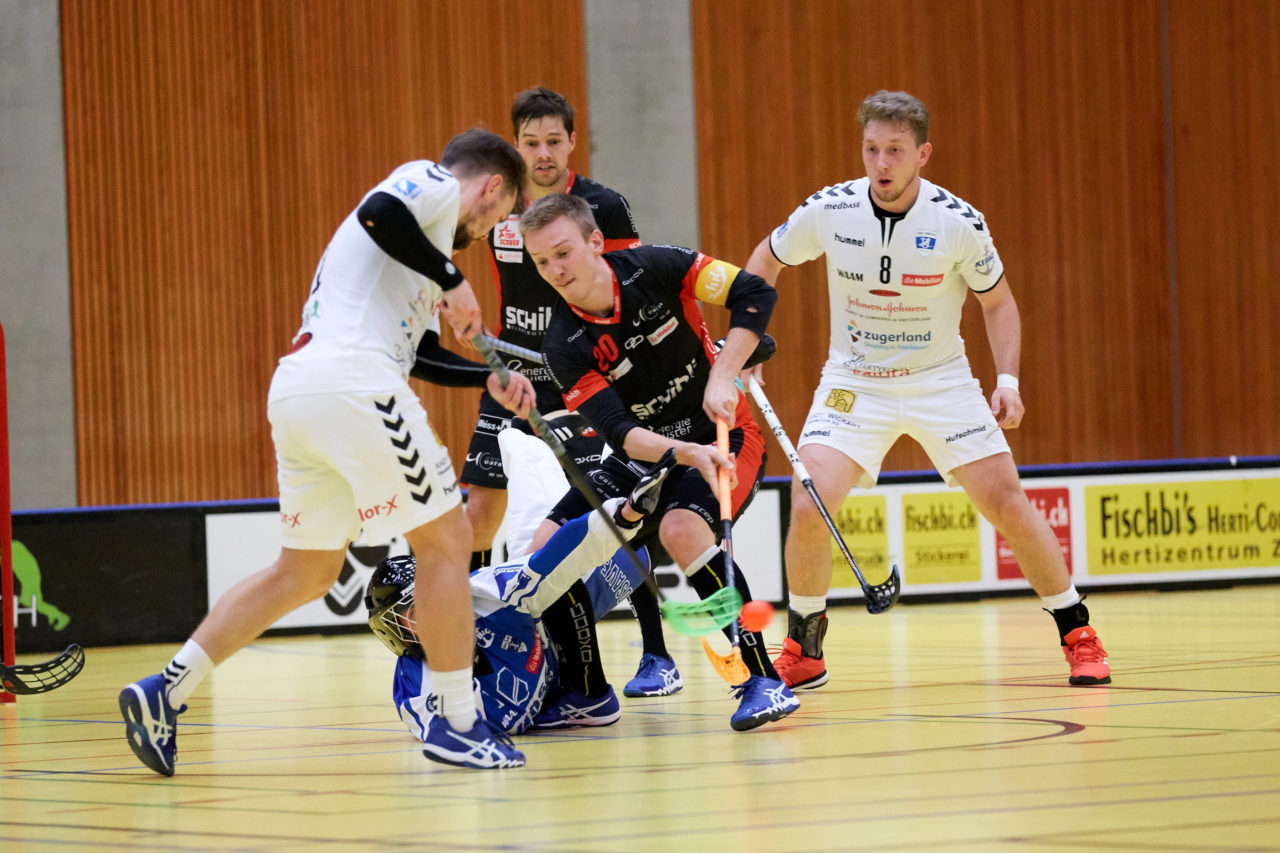Zug United Herren NLA
Zug United - UHC Uster 
Resultat 8 : 5 am 23. September 2017 in der Sporthalle in Zug 
Bild: Michael Peter