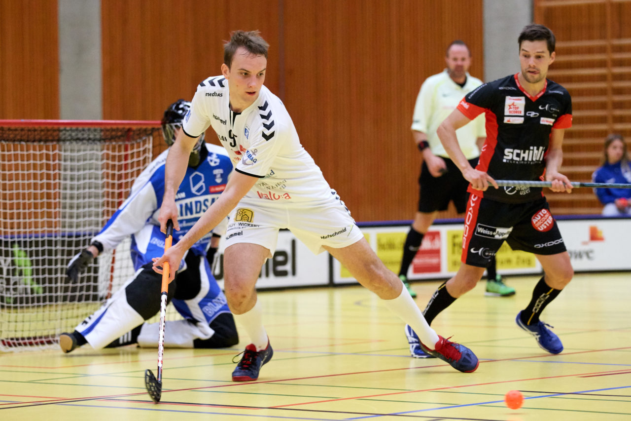 Zug United Herren NLA
Zug United - UHC Uster 
Resultat 8 : 5 am 23. September 2017 in der Sporthalle in Zug 
Bild: Michael Peter