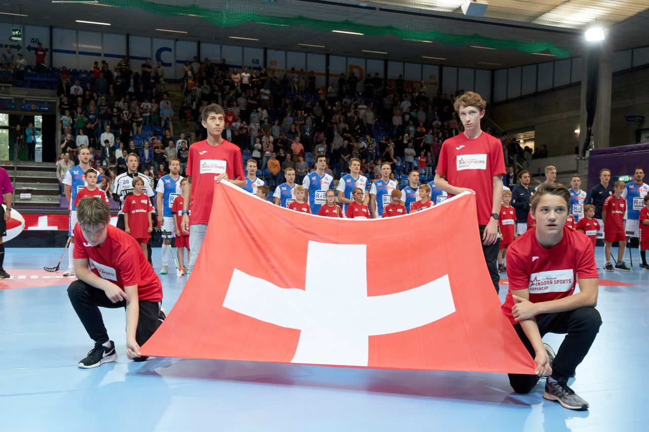 Indoor Sports Supercup 2017 
SV Wiler-Ersigen - Grasshopper Club Zürich 
Am 2. September 2017 in der Saalsporthalle in Zürich 
Foto: Michael Peter unihockey-fotos.ch
