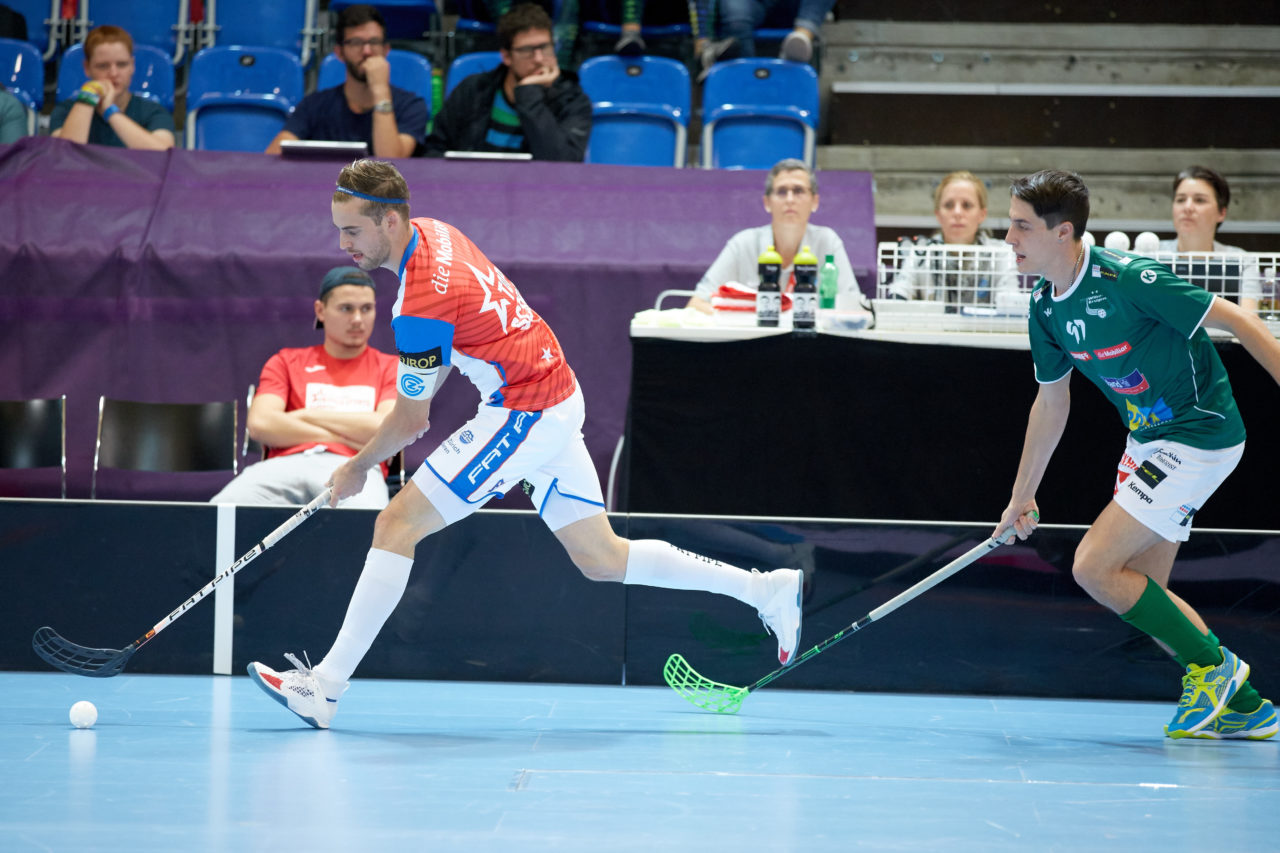 Indoor Sports Supercup 2017 
SV Wiler-Ersigen - Grasshopper Club Zürich 
Am 2. September 2017 in der Saalsporthalle in Zürich 
Foto: Michael Peter unihockey-fotos.ch