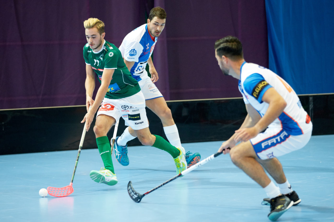 Indoor Sports Supercup 2017 
SV Wiler-Ersigen - Grasshopper Club Zürich 
Am 2. September 2017 in der Saalsporthalle in Zürich 
Foto: Michael Peter unihockey-fotos.ch