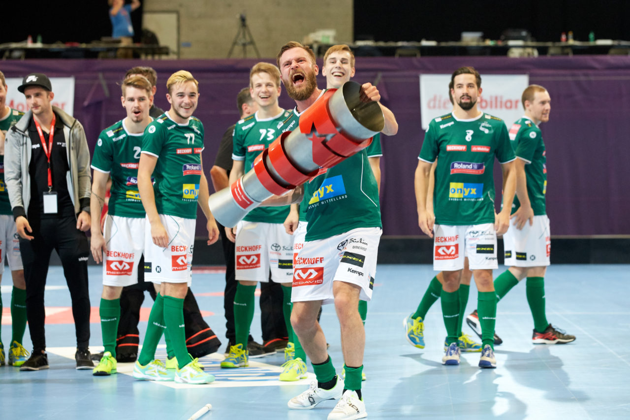 Indoor Sports Supercup 2017 
SV Wiler-Ersigen - Grasshopper Club Zürich 
Am 2. September 2017 in der Saalsporthalle in Zürich 
Foto: Michael Peter unihockey-fotos.ch