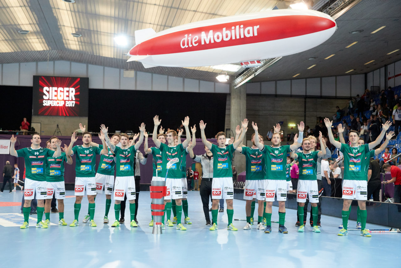 Indoor Sports Supercup 2017 
SV Wiler-Ersigen - Grasshopper Club Zürich 
Am 2. September 2017 in der Saalsporthalle in Zürich 
Foto: Michael Peter unihockey-fotos.ch