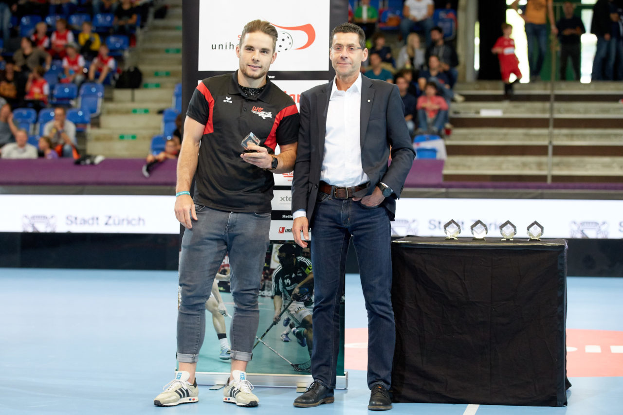 Indoor Sports Supercup 2017 UHC Dietlikon - piranha chur 
Am 2. September 2017 in der Saalsporthalle in Zürich 
Foto: Michael Peter unihockey-fotos.ch