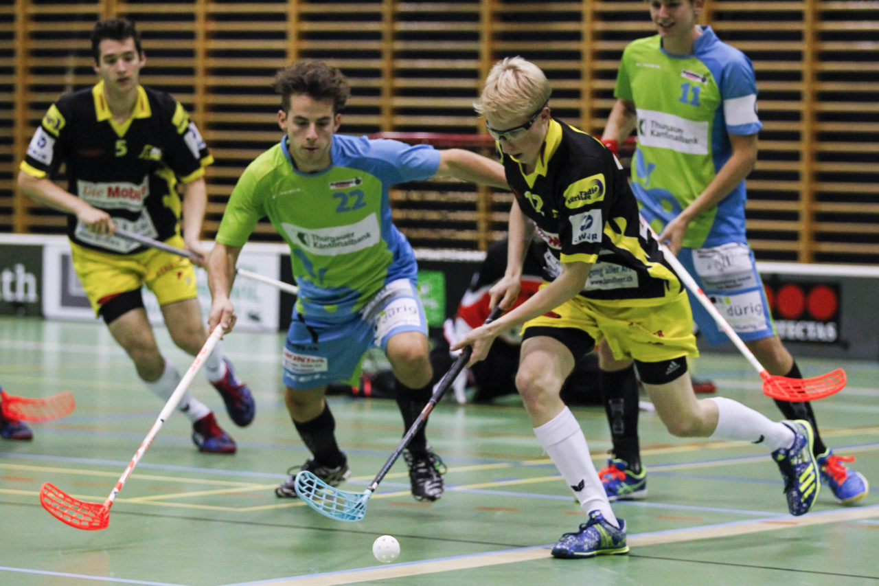 (8.10.2017; Jona Uznach Flames - Floorball Thurgau; Sporthalle Gruenfeld, Jona)
Photos: www.unihockey-fotos.ch Claudio Thoma