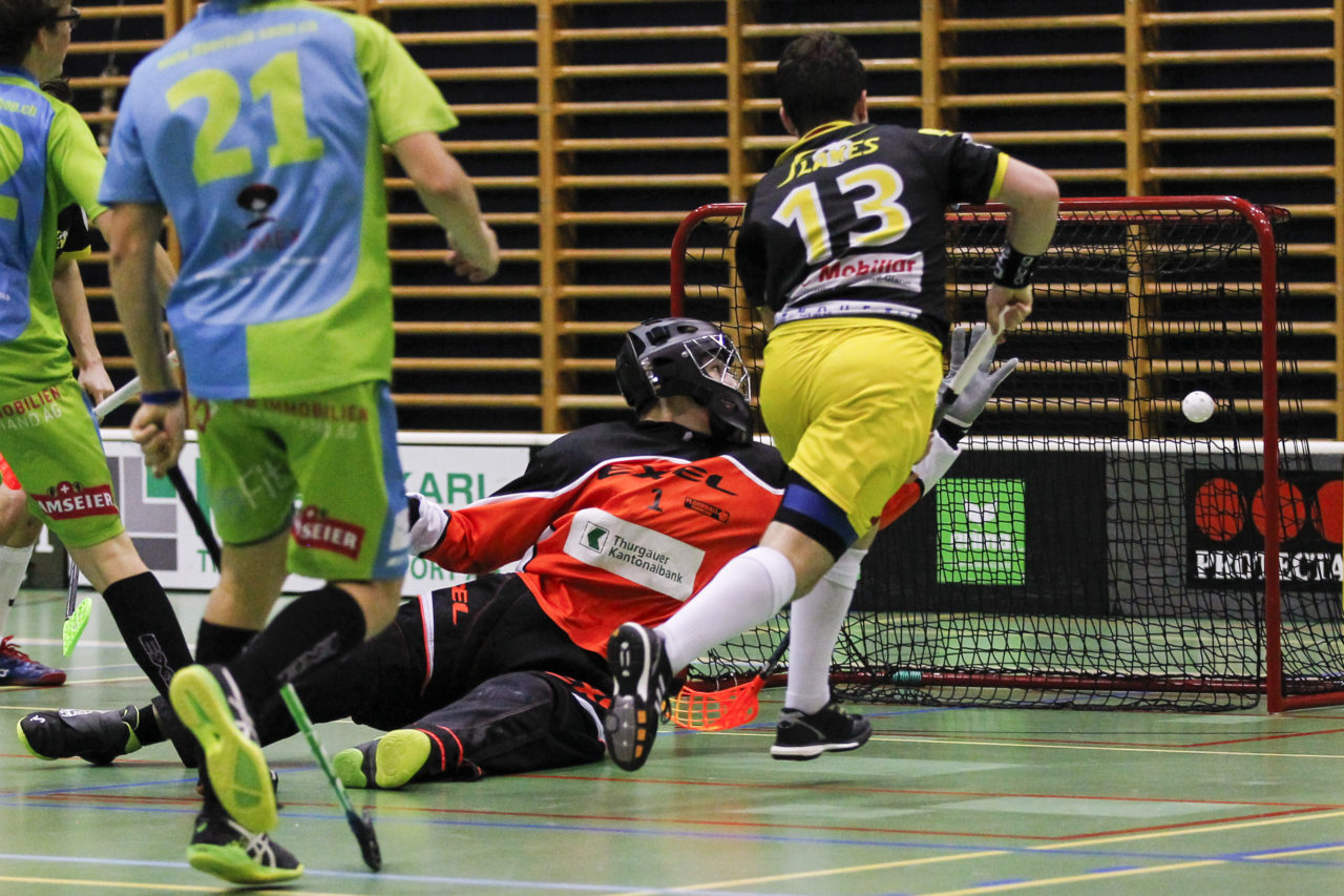 (8.10.2017; Jona Uznach Flames - Floorball Thurgau; Sporthalle Gruenfeld, Jona)
Photos: www.unihockey-fotos.ch Claudio Thoma