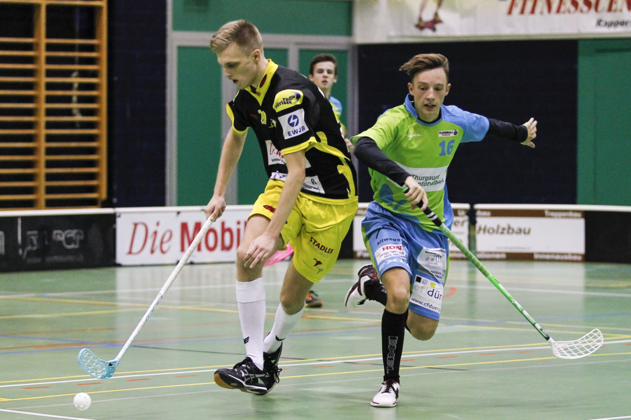 (8.10.2017; Jona Uznach Flames - Floorball Thurgau; Sporthalle Gruenfeld, Jona)
Photos: www.unihockey-fotos.ch Claudio Thoma