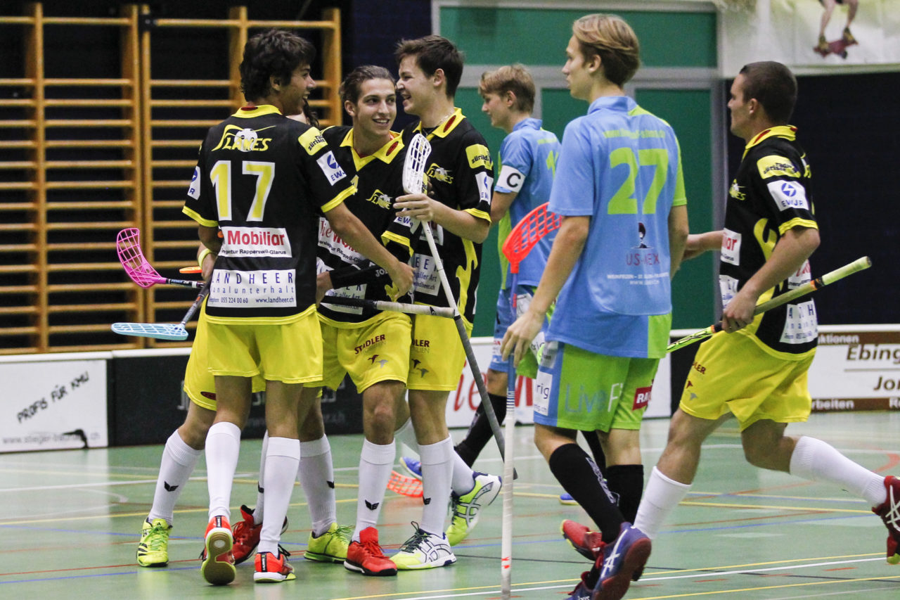 (8.10.2017; Jona Uznach Flames - Floorball Thurgau; Sporthalle Gruenfeld, Jona)
Photos: www.unihockey-fotos.ch Claudio Thoma