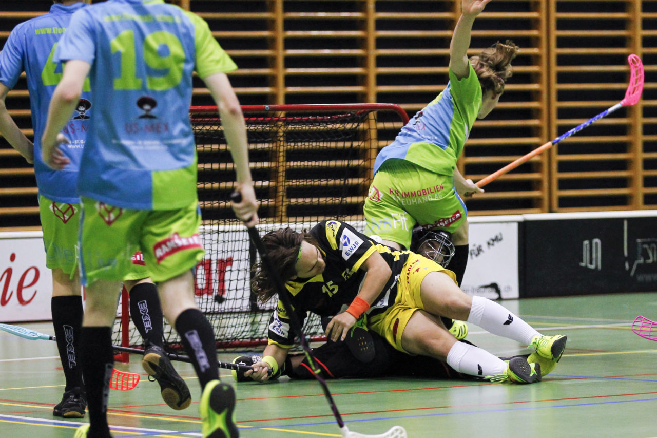 (8.10.2017; Jona Uznach Flames - Floorball Thurgau; Sporthalle Gruenfeld, Jona)
Photos: www.unihockey-fotos.ch Claudio Thoma