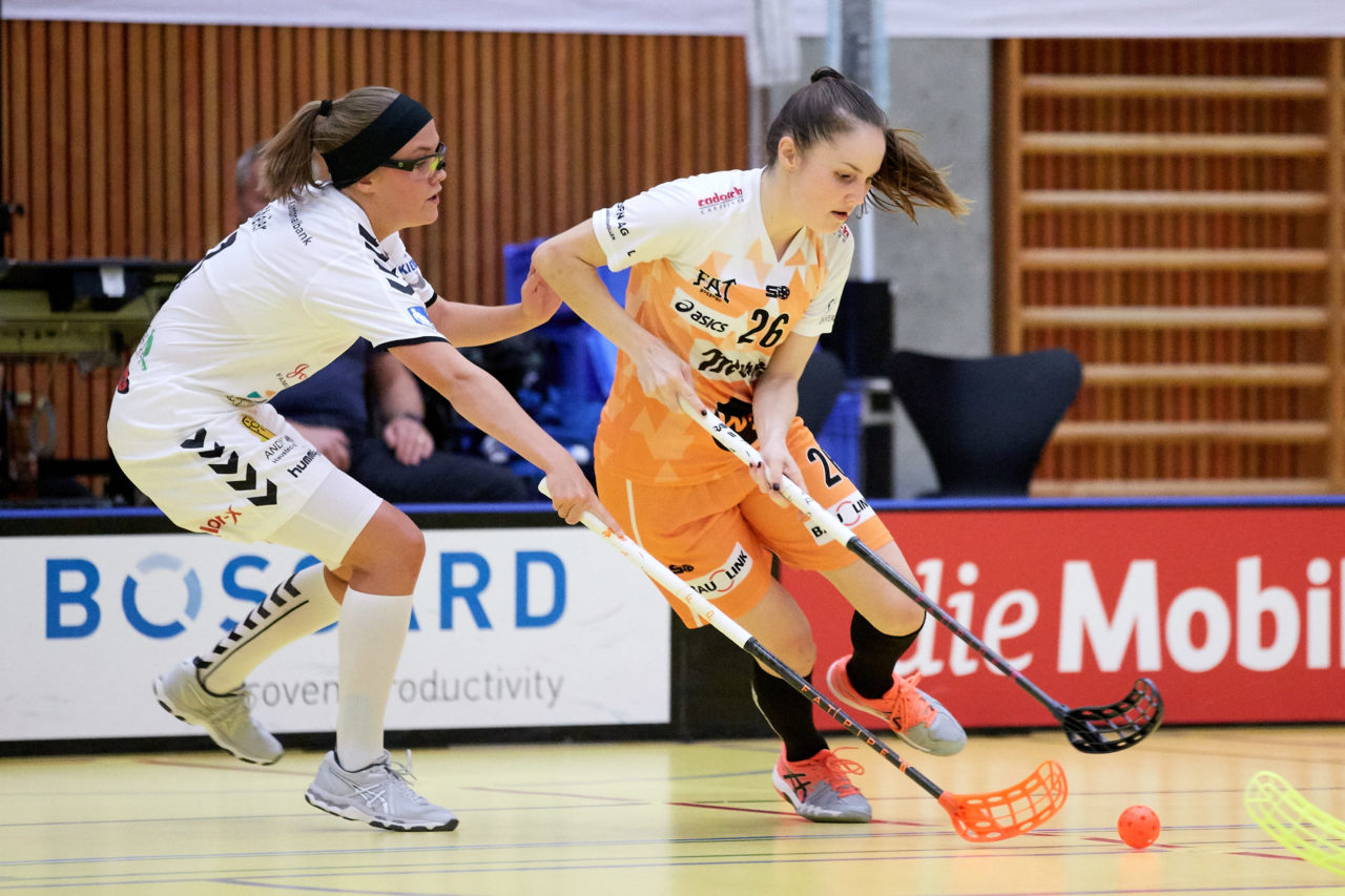 Zug United Damen NLA 
Zug United - Piranha Chur 
Resultat 1 : 4 am 14. Oktober 2017 in der Sporthalle Zug 
Bild: Michael Peter