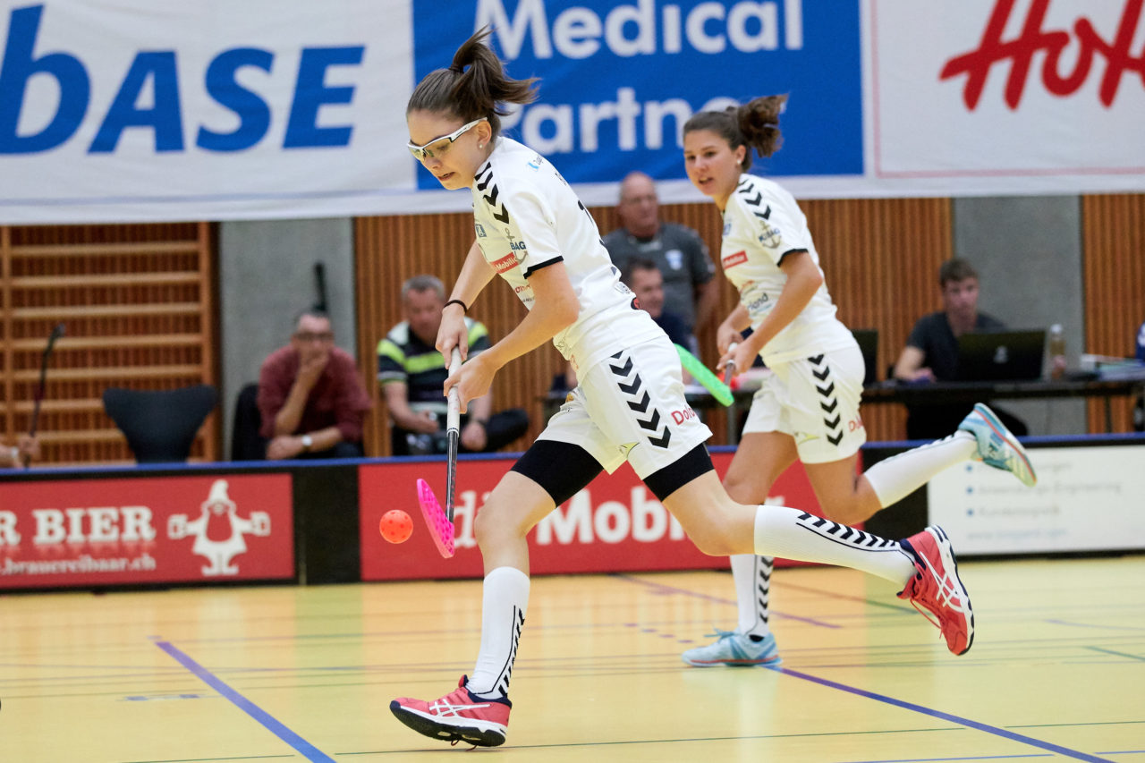 Zug United Damen NLA 
Zug United - UHC Dietlikon 
Resultat 3 : 10 am 15. Oktober 2017 in der Sporthalle Zug 
Bild: Michael Peter