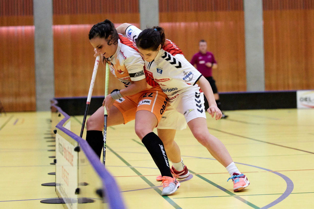Zug United Damen NLA 
Zug United - Piranha Chur 
Resultat 1 : 4 am 14. Oktober 2017 in der Sporthalle Zug 
Bild: Michael Peter