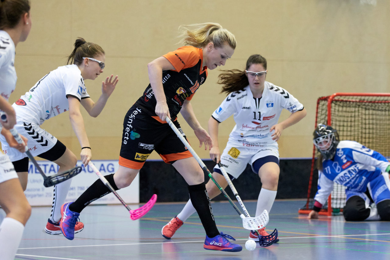 Zug United Damen NLA 
Zug United - UH Aergera Giffers 
Resultat 3 : 5 am 1. Oktober 2017 in der Sporthalle Hofmatt in Oberägeri 
Bild: Michael Peter