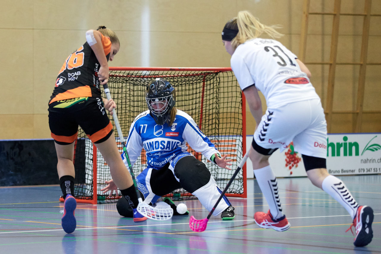 Zug United Damen NLA 
Zug United - UH Aergera Giffers 
Resultat 3 : 5 am 1. Oktober 2017 in der Sporthalle Hofmatt in Oberägeri 
Bild: Michael Peter