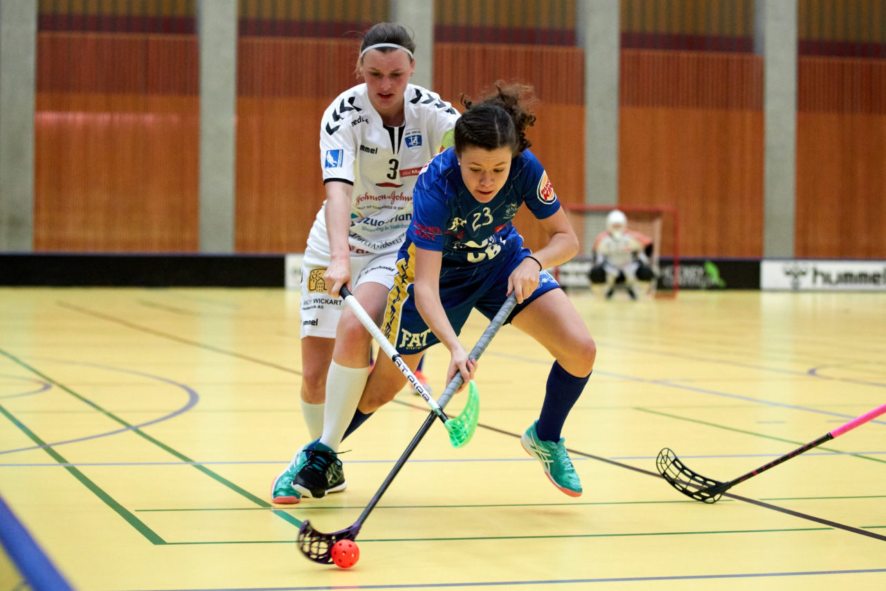 Zug United Damen NLA 
Zug United - UHC Dietlikon 
Resultat 3 : 10 am 15. Oktober 2017 in der Sporthalle Zug 
Bild: Michael Peter