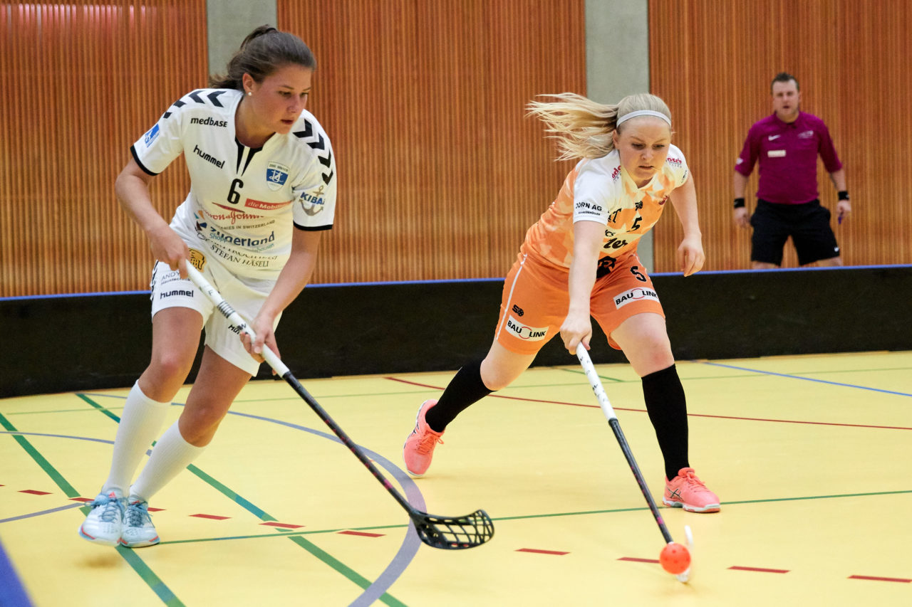 Zug United Damen NLA 
Zug United - Piranha Chur 
Resultat 1 : 4 am 14. Oktober 2017 in der Sporthalle Zug 
Bild: Michael Peter