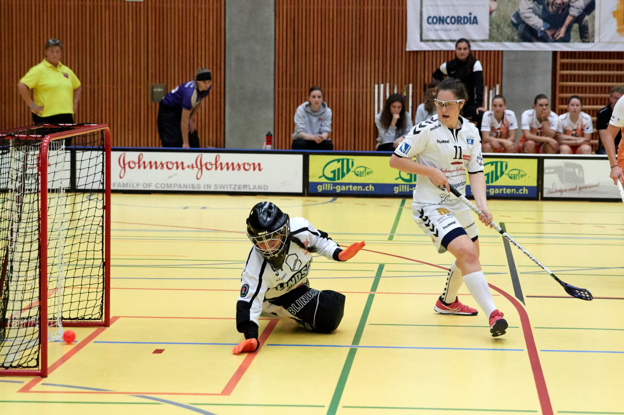 Zug United Damen NLA 
Zug United - Piranha Chur 
Resultat 1 : 4 am 14. Oktober 2017 in der Sporthalle Zug 
Bild: Michael Peter