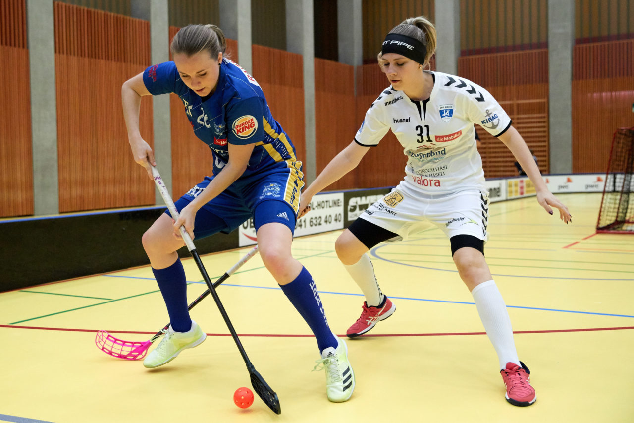 Zug United Damen NLA 
Zug United - UHC Dietlikon 
Resultat 3 : 10 am 15. Oktober 2017 in der Sporthalle Zug 
Bild: Michael Peter