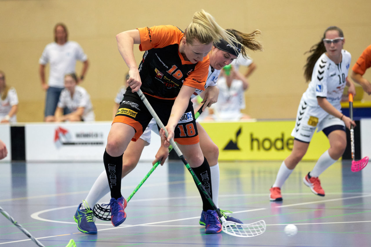 Zug United Damen NLA 
Zug United - UH Aergera Giffers 
Resultat 3 : 5 am 1. Oktober 2017 in der Sporthalle Hofmatt in Oberägeri 
Bild: Michael Peter