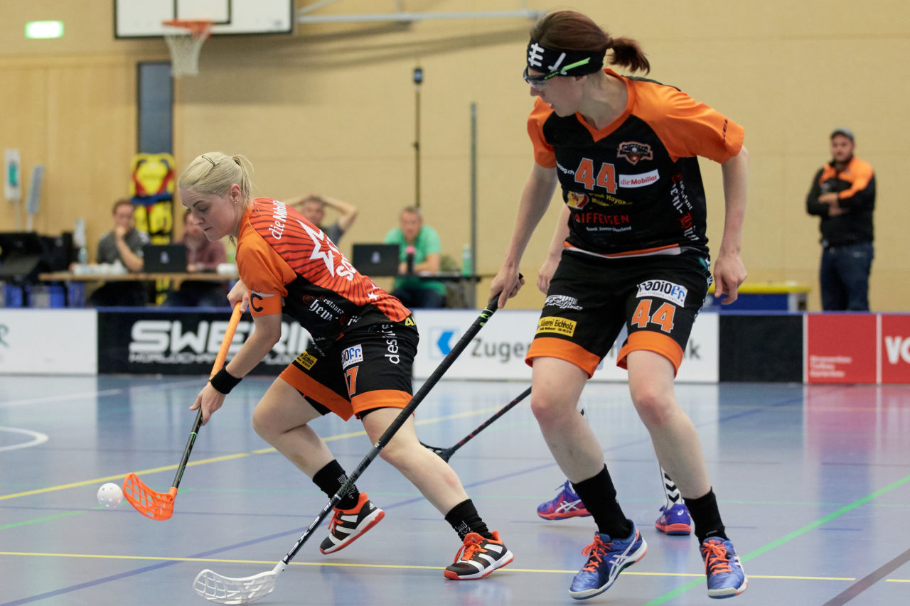 Zug United Damen NLA 
Zug United - UH Aergera Giffers 
Resultat 3 : 5 am 1. Oktober 2017 in der Sporthalle Hofmatt in Oberägeri 
Bild: Michael Peter