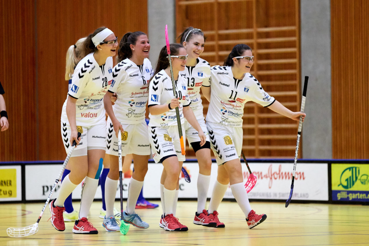 Zug United Damen NLA 
Zug United - UHC Dietlikon 
Resultat 3 : 10 am 15. Oktober 2017 in der Sporthalle Zug 
Bild: Michael Peter