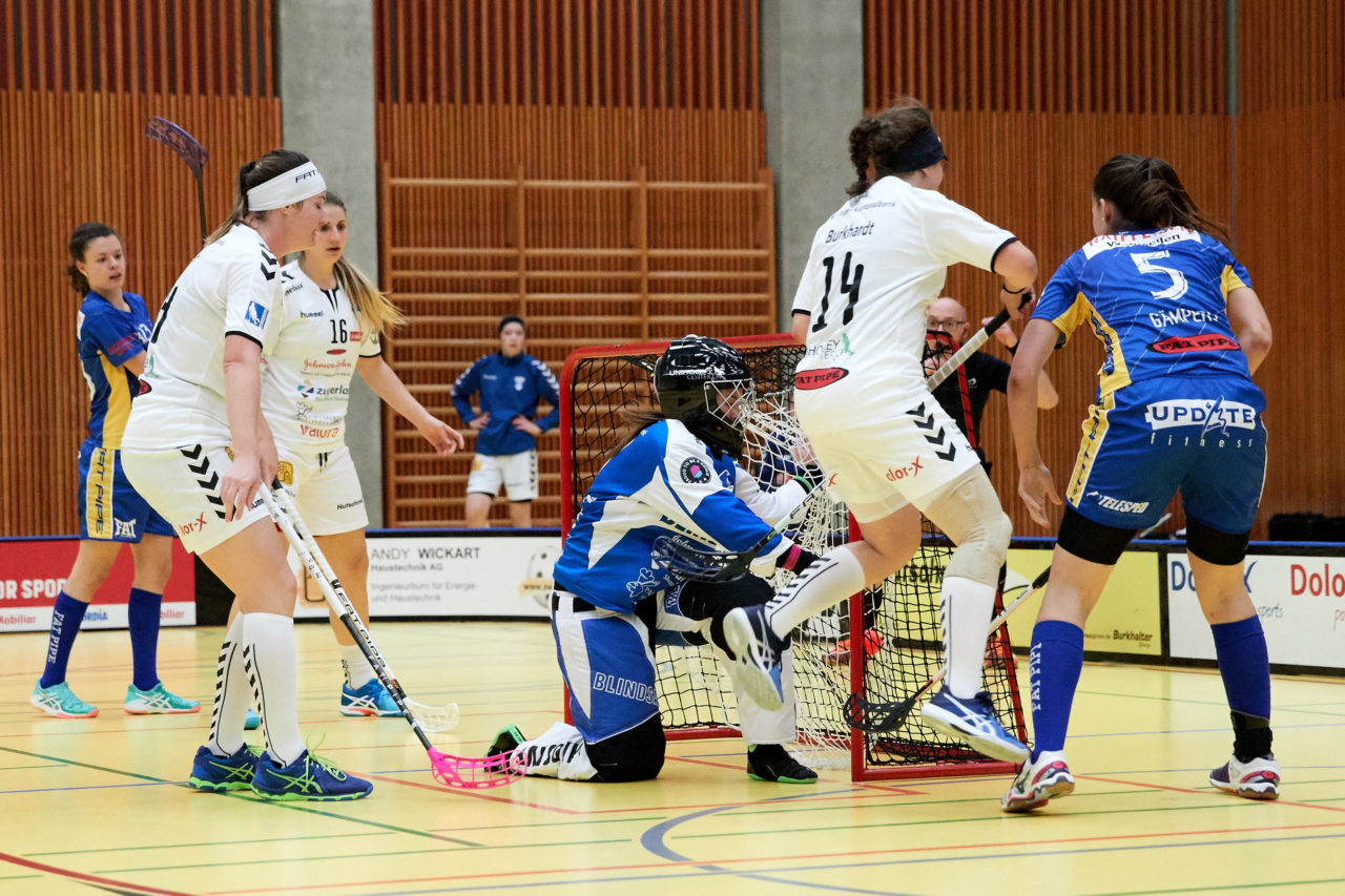 Zug United Damen NLA 
Zug United - UHC Dietlikon 
Resultat 3 : 10 am 15. Oktober 2017 in der Sporthalle Zug 
Bild: Michael Peter