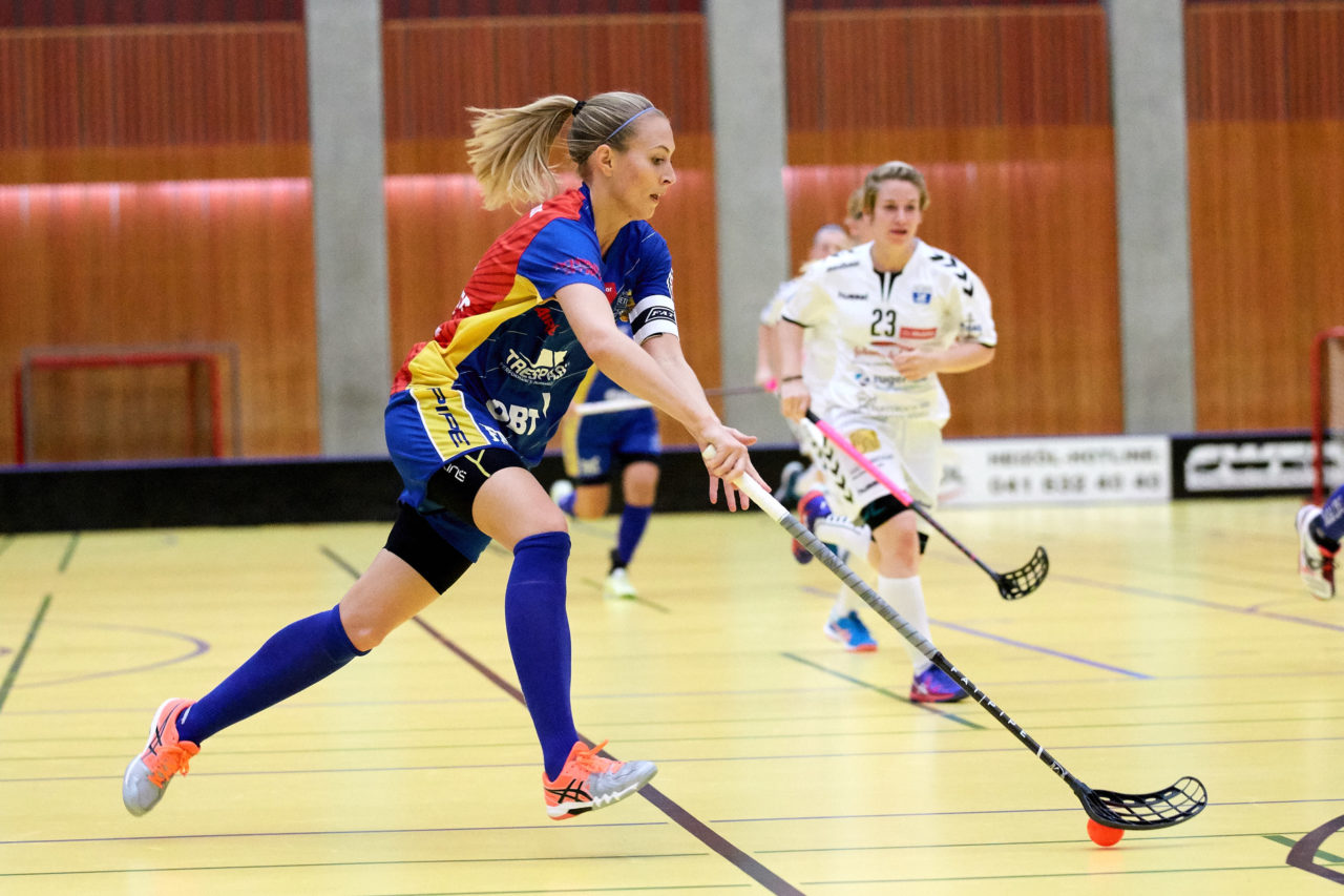 Zug United Damen NLA 
Zug United - UHC Dietlikon 
Resultat 3 : 10 am 15. Oktober 2017 in der Sporthalle Zug 
Bild: Michael Peter