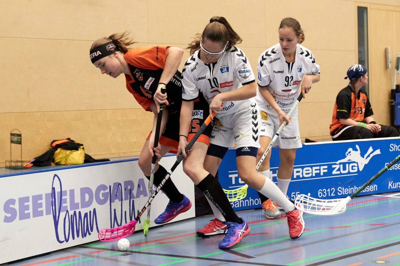 Zug United Damen NLA 
Zug United - UH Aergera Giffers 
Resultat 3 : 5 am 1. Oktober 2017 in der Sporthalle Hofmatt in Oberägeri 
Bild: Michael Peter