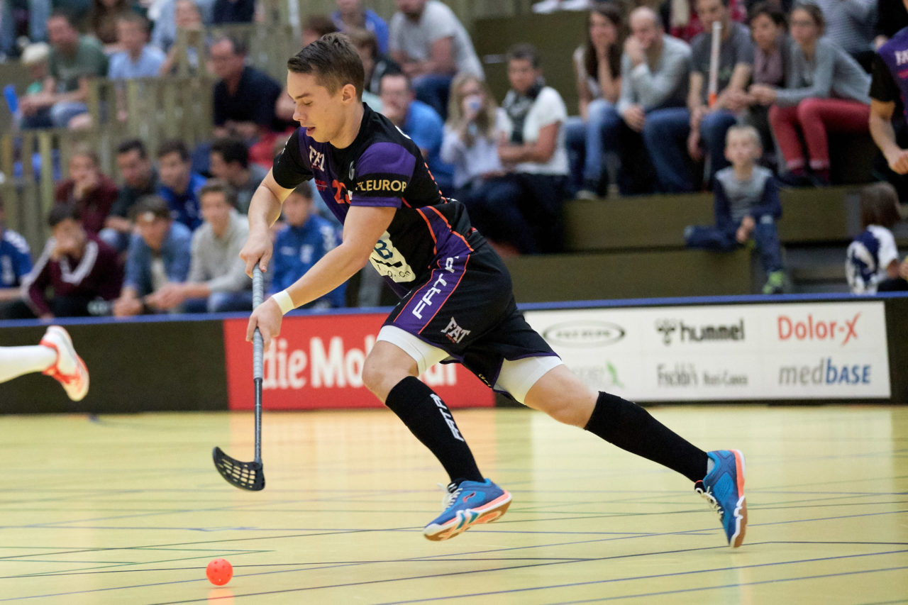 Zug United Herren NLA
Zug United - Grasshopper Club Zürich 
Resultat 6 : 10 am 29. September 2017 in der Sporthalle in Zug 
Bild: Michael Peter