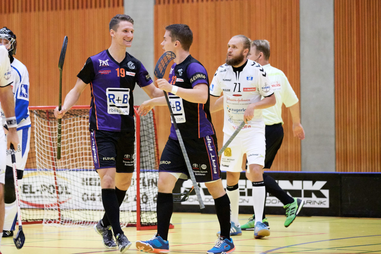 Zug United Herren NLA
Zug United - Grasshopper Club Zürich 
Resultat 6 : 10 am 29. September 2017 in der Sporthalle in Zug 
Bild: Michael Peter