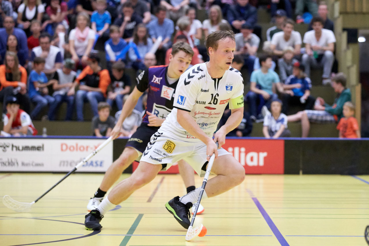 Zug United Herren NLA
Zug United - Grasshopper Club Zürich 
Resultat 6 : 10 am 29. September 2017 in der Sporthalle in Zug 
Bild: Michael Peter
