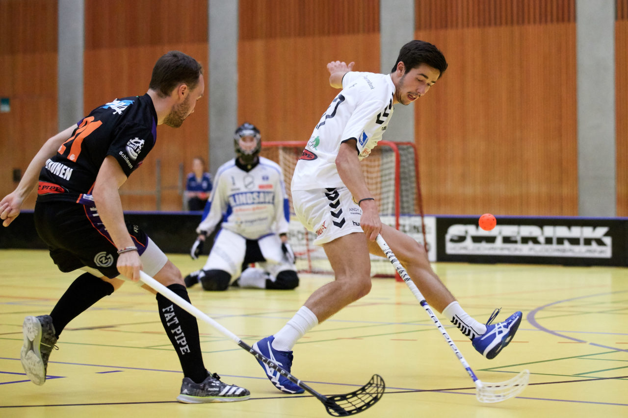 Zug United Herren NLA
Zug United - Grasshopper Club Zürich 
Resultat 6 : 10 am 29. September 2017 in der Sporthalle in Zug 
Bild: Michael Peter