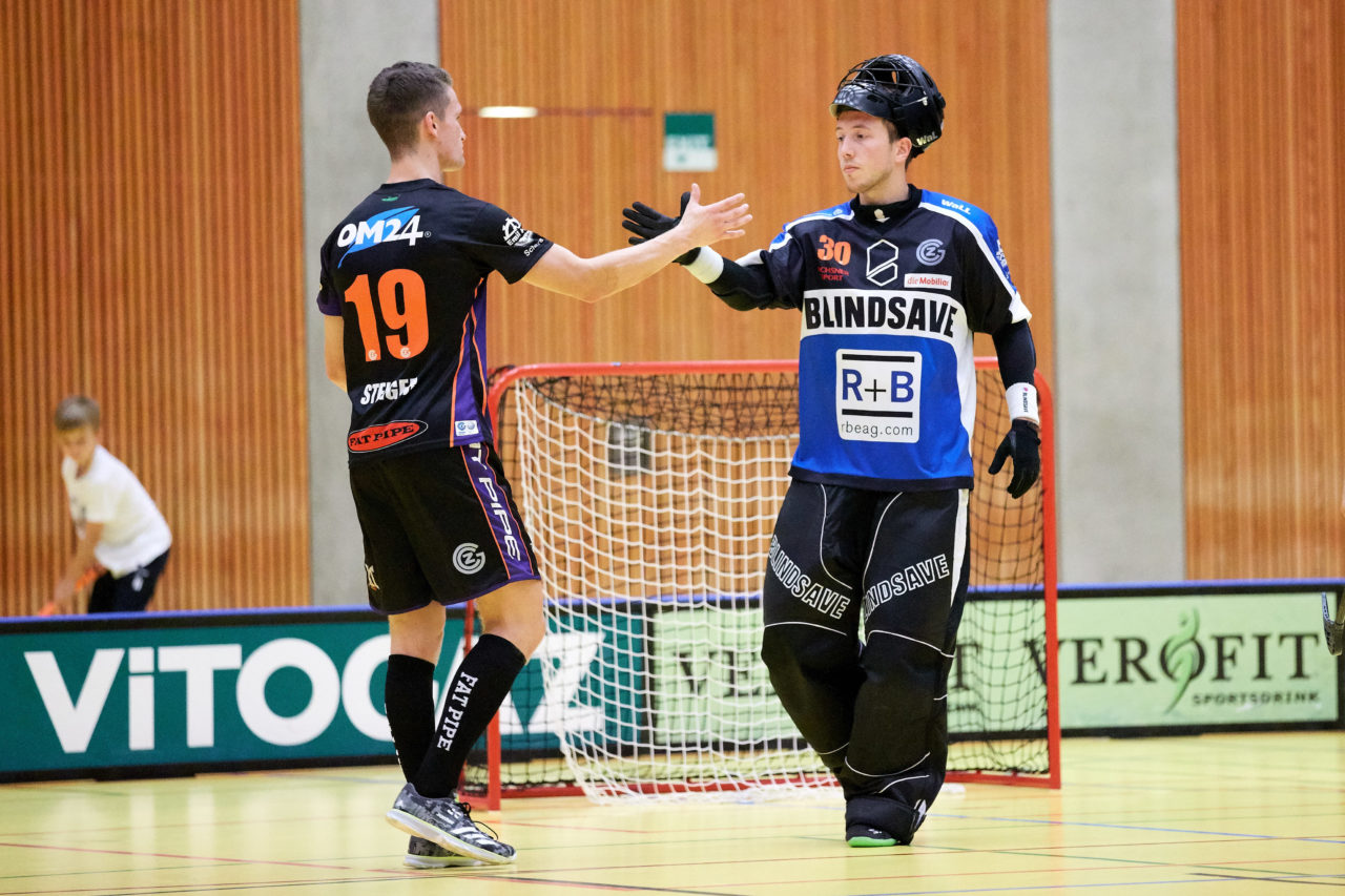Zug United Herren NLA
Zug United - Grasshopper Club Zürich 
Resultat 6 : 10 am 29. September 2017 in der Sporthalle in Zug 
Bild: Michael Peter