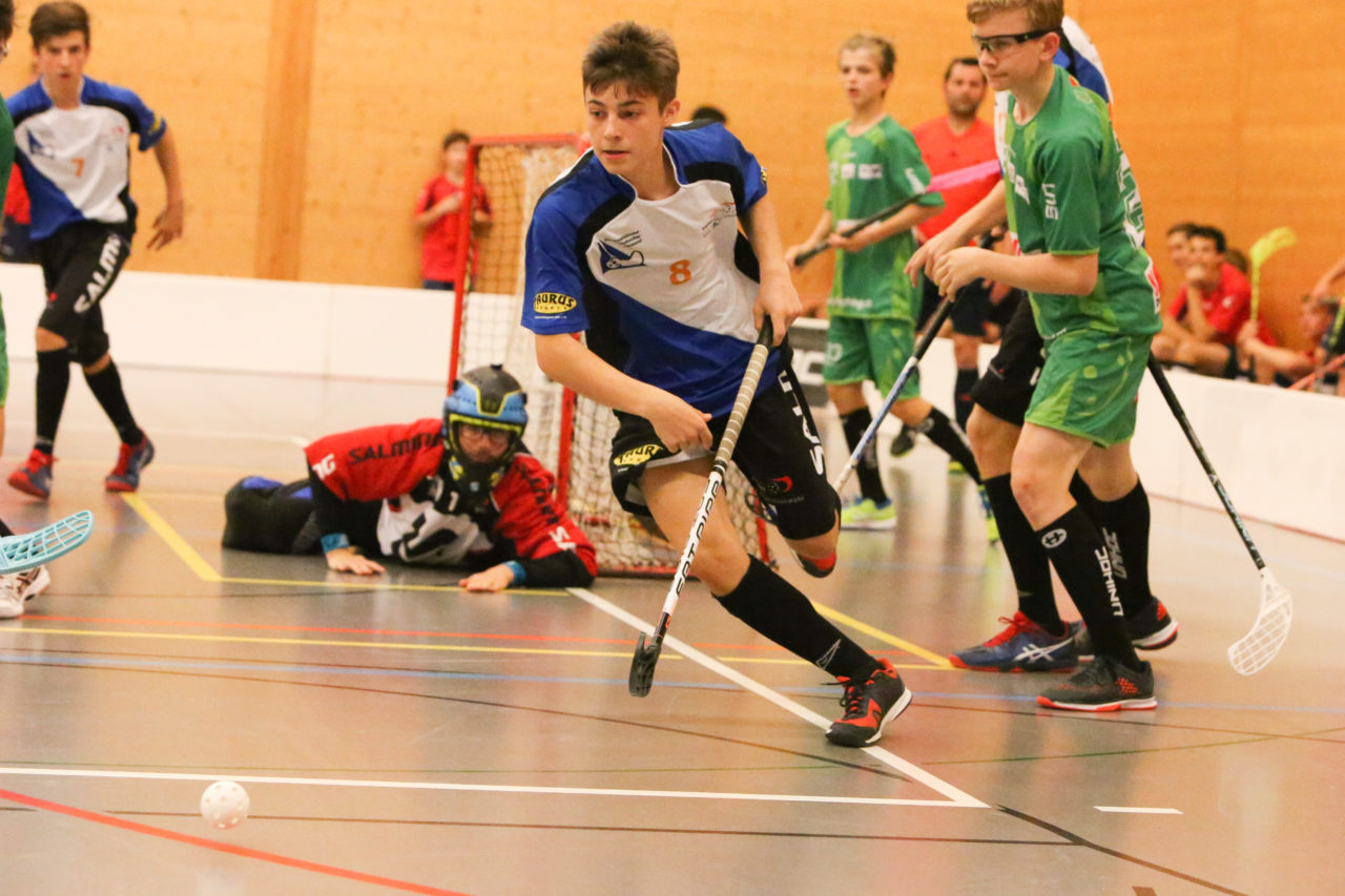 Doppelturnhalle Trimmis, Trimmis, 05.11.2017, Unihockey U15 Grischa-Challenge, Zürich - UVSGA, Yanick Wagen (Nr. 8, U15 Zürich)

(Severin Binkert, unihockey-fotos.ch)

Copyright: Severin Binkert, unihockey-fotos.ch – Dieses Bild wurde durch swiss unihockey lizenziert und darf ausschliesslich auf den Online-Kanälen von swiss unihockey verwendet werden. Die redaktionelle oder kommerzielle Nutzung durch Dritte (Medien, Vereine, Unternehmen oder Privatpersonen) per Download von diesem flickr-Account ist ausgeschlossen. Das Bild kann bei Interesse via unihockey-fotos.ch kostenpflichtig lizenziert werden. unihockey-fotos.ch behält sich vor, fehlbaren Medien, Vereinen, Unternehmen oder Privatpersonen Bilder mit einem Zuschlag in Rechnung zu stellen.