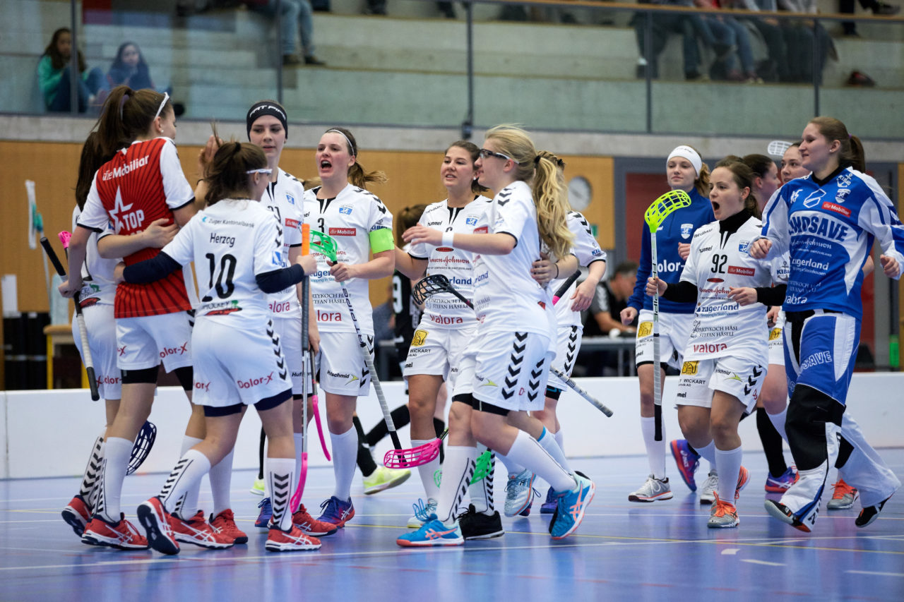 Zug United Damen NLA 
Zug United - UHV Skorpion Emmental 
Resultat 4 : 5 
am 18. November 2017 in der Sporthalle Schönenbühl in Unterägeri 
Bild: Michael Peter
