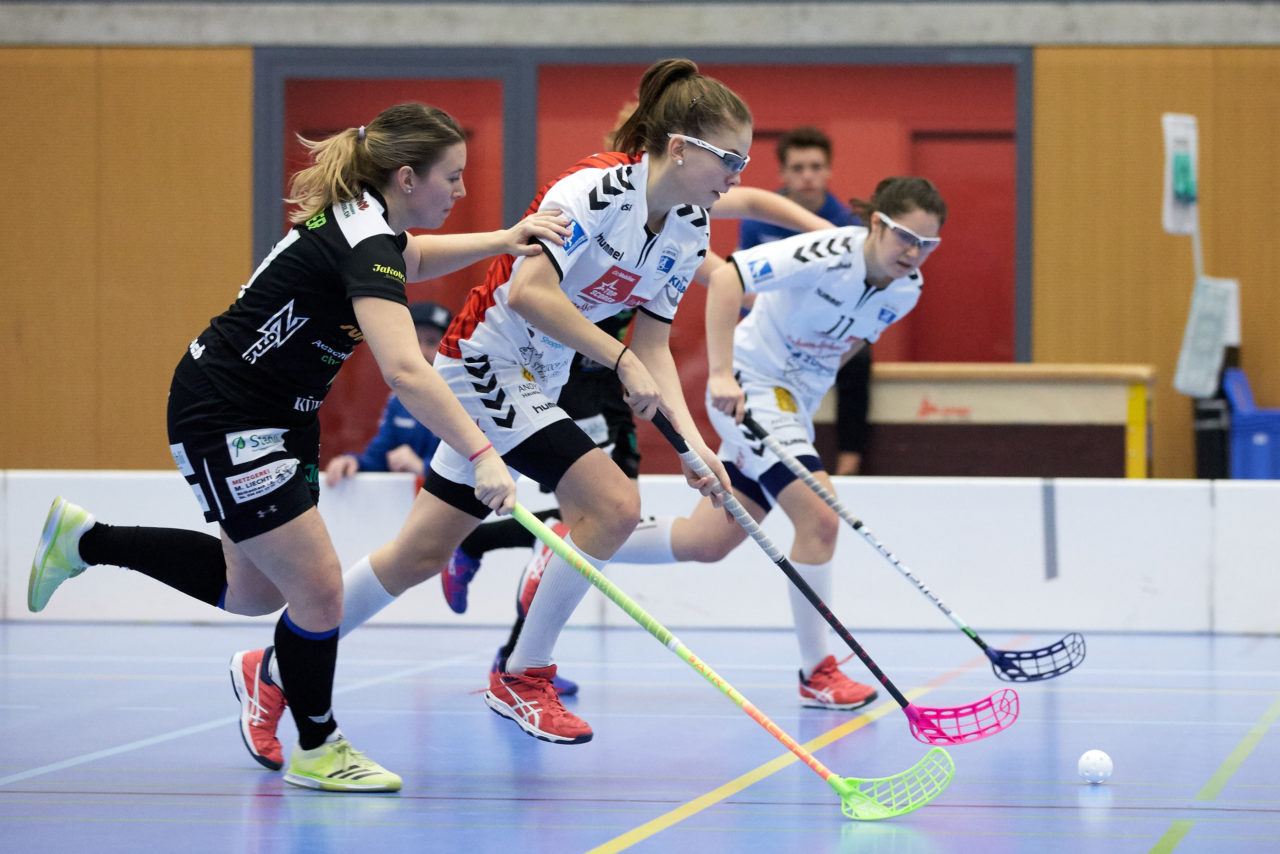 Zug United Damen NLA 
Zug United - UHV Skorpion Emmental 
Resultat 4 : 5 
am 18. November 2017 in der Sporthalle Schönenbühl in Unterägeri 
Bild: Michael Peter