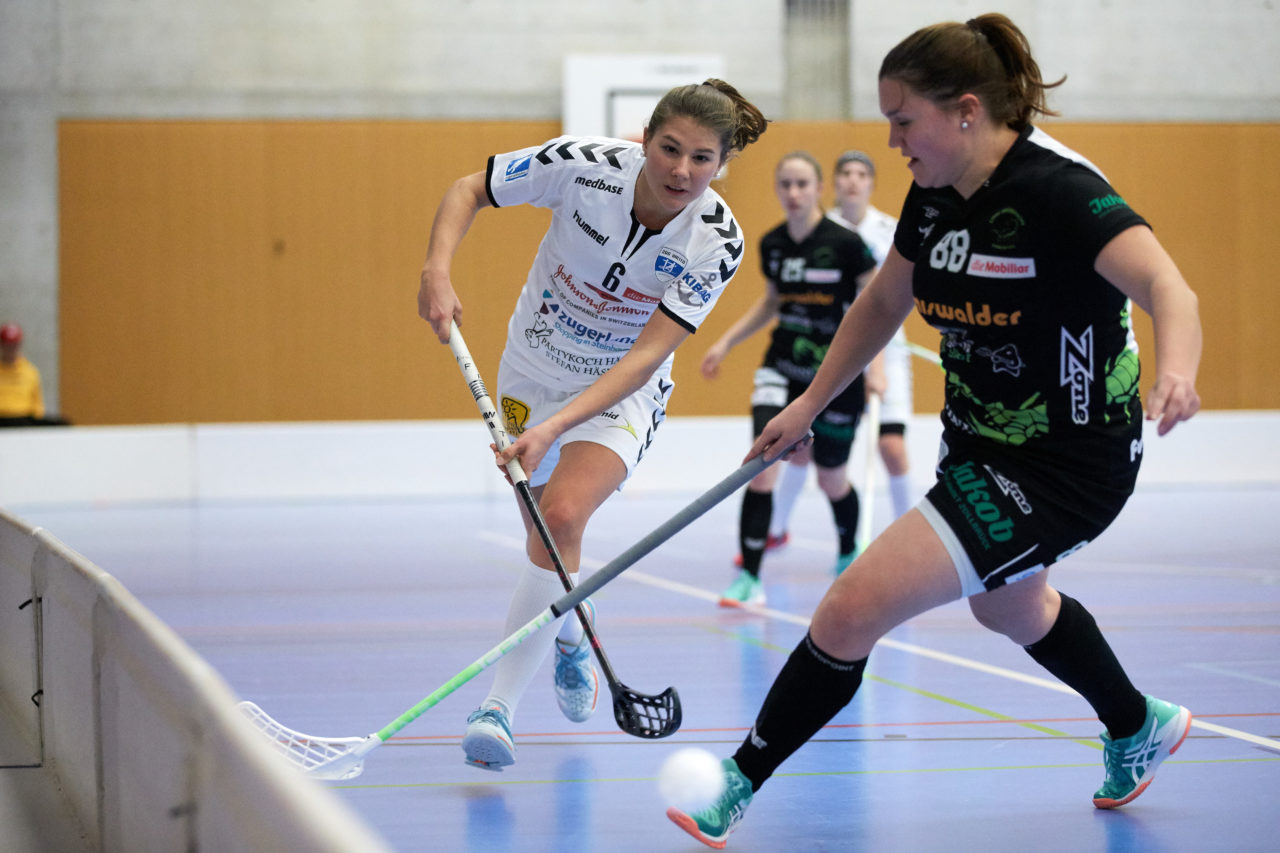 Zug United Damen NLA 
Zug United - UHV Skorpion Emmental 
Resultat 4 : 5 
am 18. November 2017 in der Sporthalle Schönenbühl in Unterägeri 
Bild: Michael Peter