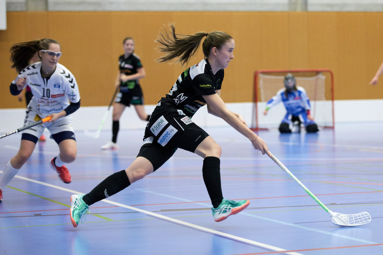 Zug United Damen NLA 
Zug United - UHV Skorpion Emmental 
Resultat 4 : 5 
am 18. November 2017 in der Sporthalle Schönenbühl in Unterägeri 
Bild: Michael Peter
