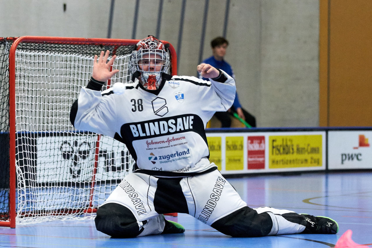 Zug United Herren NLA
Zug United - Kloten-Bülach Jets 
Resultat 6 : 5 am 11. November 2017 in der Sporthalle Schönenbühl in Unterägeri 
Bild: Michael Peter