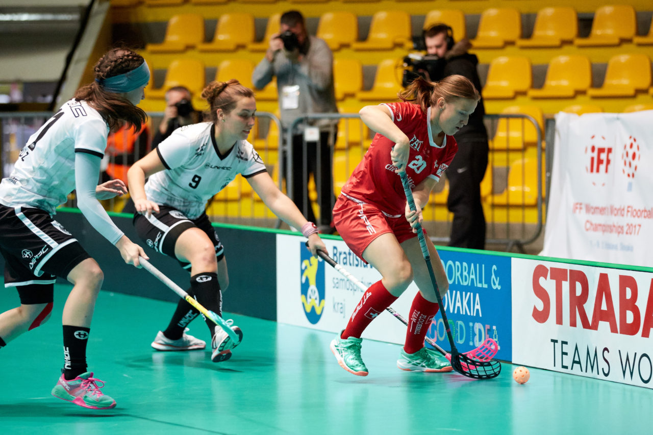 Women's World Floorball Championships 2017 
Stadion Ondreja Nepelu and Hant Arena Bratislava, Slovakia 
1rd - 9th December 2017 
Event website: www.iffwfc.org 
Photos: Michael Peter