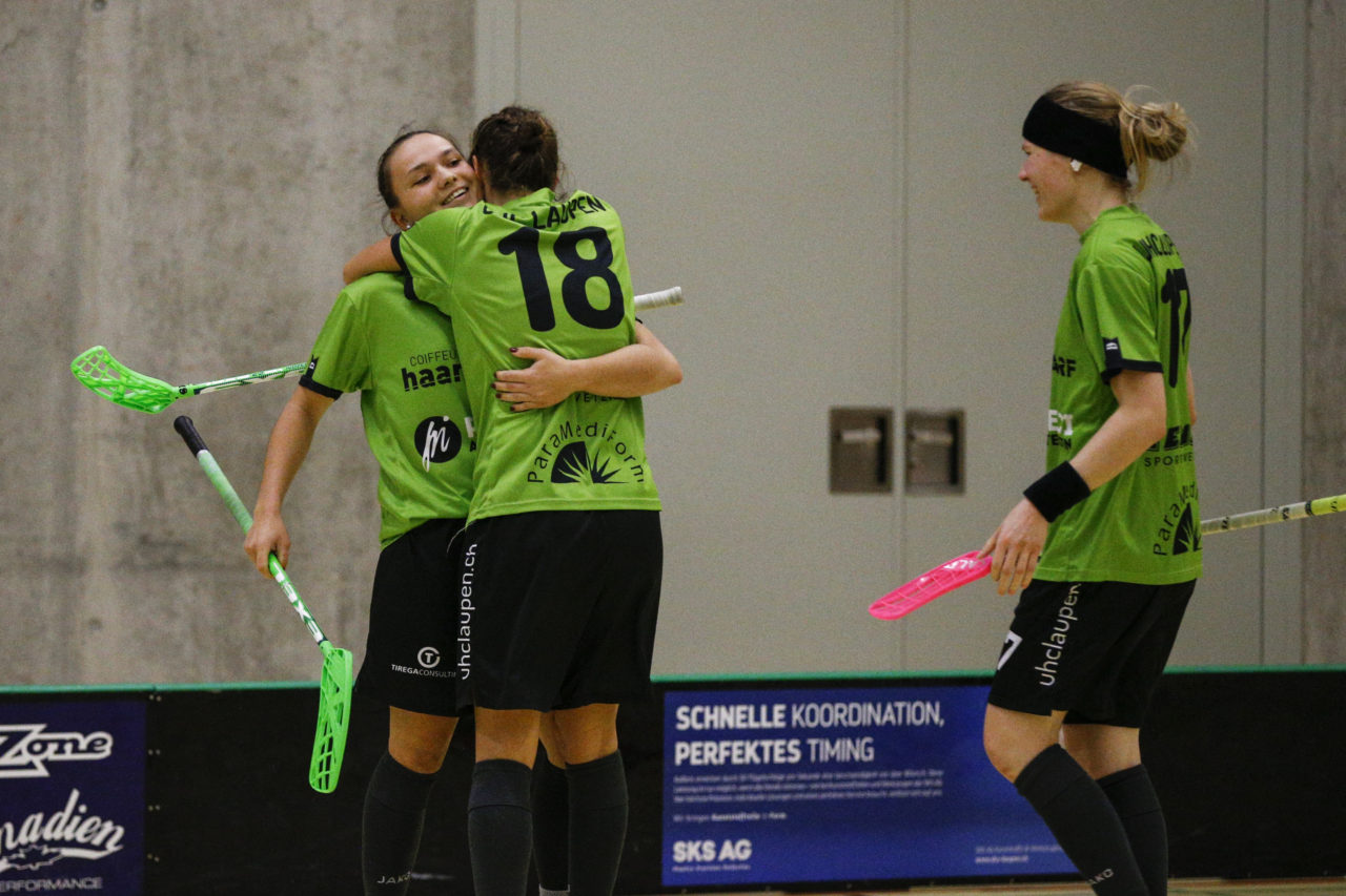 Jubel bei Laupen.

(UHC Laupen - Floorball Uri; 20.1.2018; Sporthalle Elba, Wald)
Photos: www.unihockey-fotos.ch / Claudio Thoma